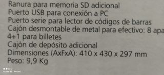 Caja registradora electrónica Olivetti ECR 7900