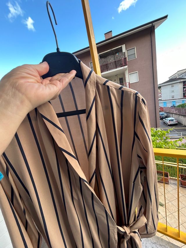 manguun Abito Incrociato A Pois  M  L