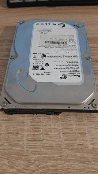 Disco Duro Seagate Barracuda 500GB 3.5" SATA.