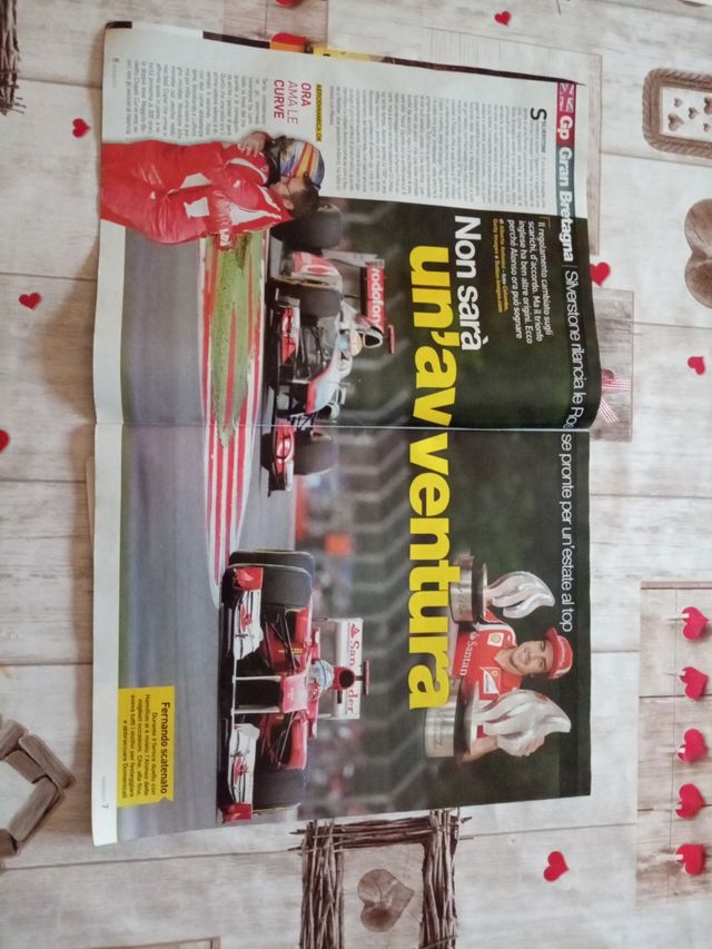 Fernando Alonso giornale
