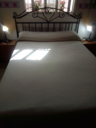 Conjunto Cabecero,lámparas,espejo estant