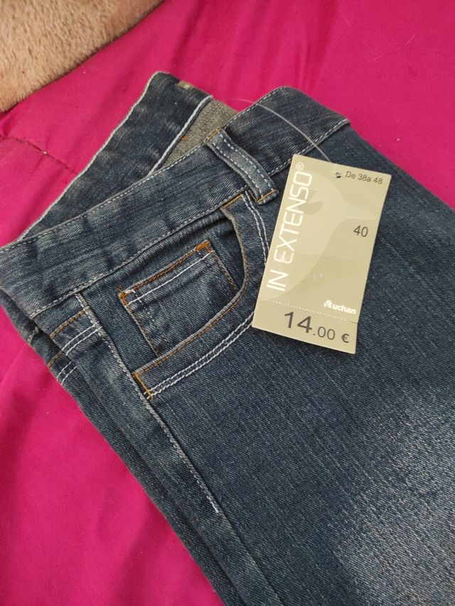 Vaqueros pirata mujer