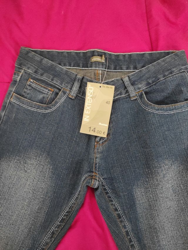 Vaqueros pirata mujer