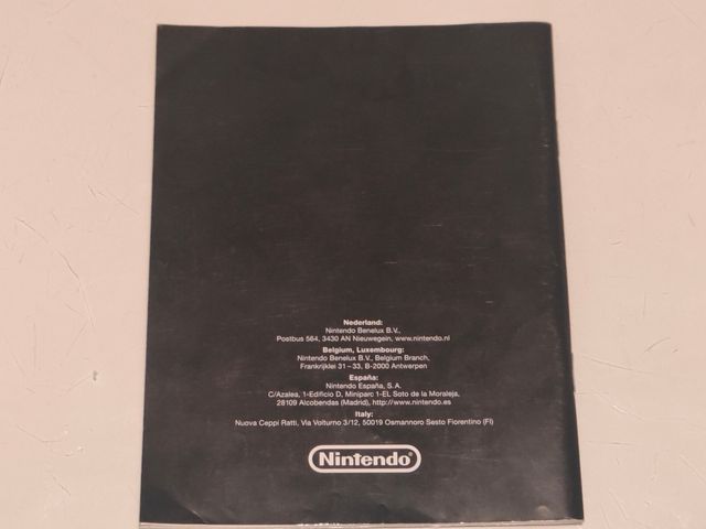 Manual Gameboy advance