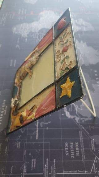 Portafoto da tavolo in metallo - Tema Gattini 3D