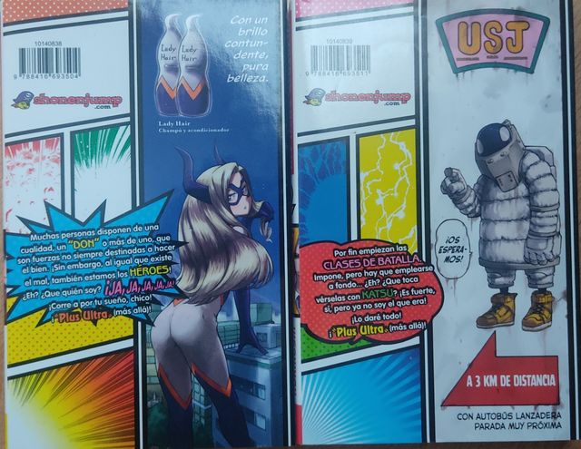 Mangas My Hero Academia vol. 1 y 2