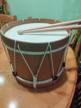 Tamboril artesanal charro