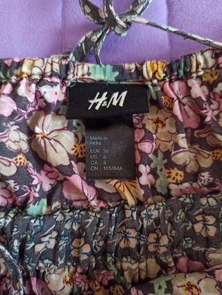 Vestito fiorito halterneck H&M