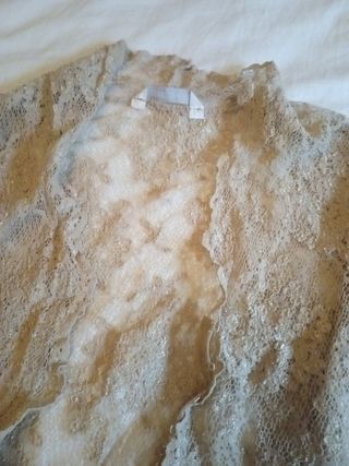 sobrecamisa encaje