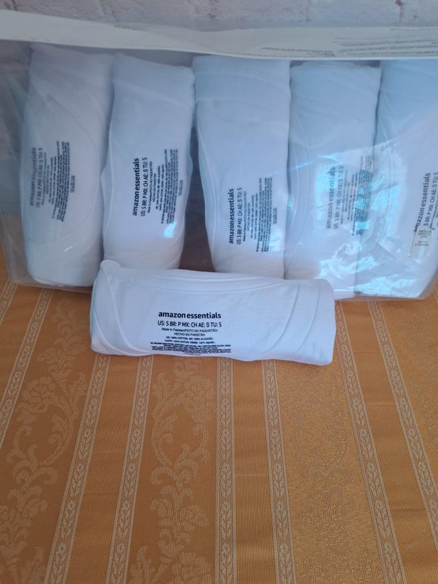 LOTE 6 CAMISETAS INTERIORES HOMBRE T-S REF 22-8830