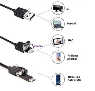 Cámara Endocópica USB  para ANDROID y WINDOWS