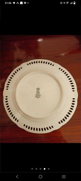 Antiguo plato porcelana alemana Arzberg Bavaria