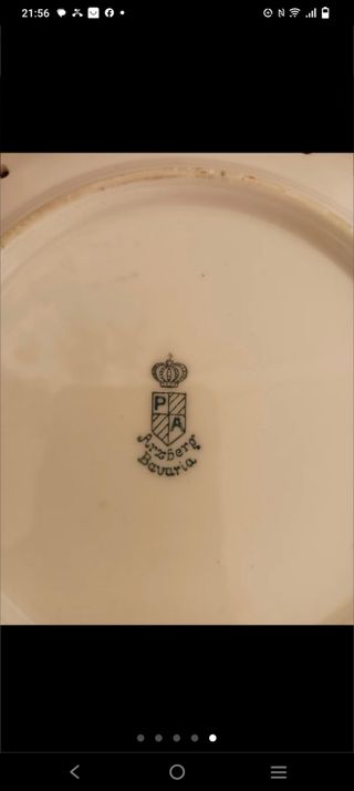 Antiguo plato porcelana alemana Arzberg Bavaria