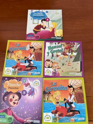 Pack de 5 Cuentos infantiles en CD