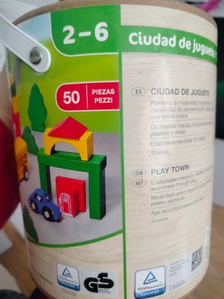 Bloques de construcción madera