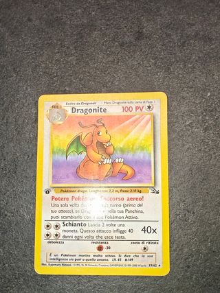 Pokemon - Dragonite 19/62 Prima Edizione