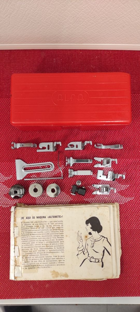 Máquina coser Portátil Alfamatic 109 con maletín