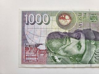 Billete 1.000 pesetas V Centenario.