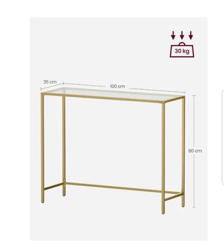 Mesa de entrada extremo del sofa