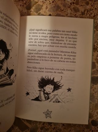 Kika superbruja.  Revoluciona la clase.