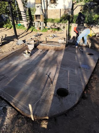 Piso pavimento piedras lajas