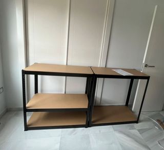 Estantería metálica modular 180cm negra NUEVA