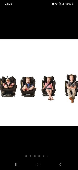 Silla de coche con isofix .