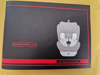 Silla de coche con isofix .