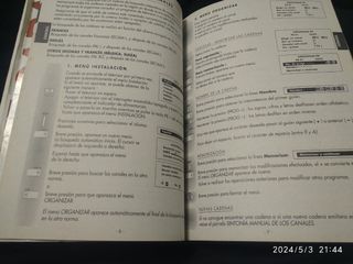 Libro manual instrucciones TV Saba