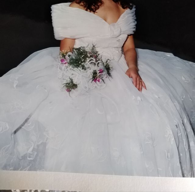 Abito da sposa vintage. Ann0 90
