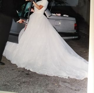 Abito da sposa vintage. Ann0 90