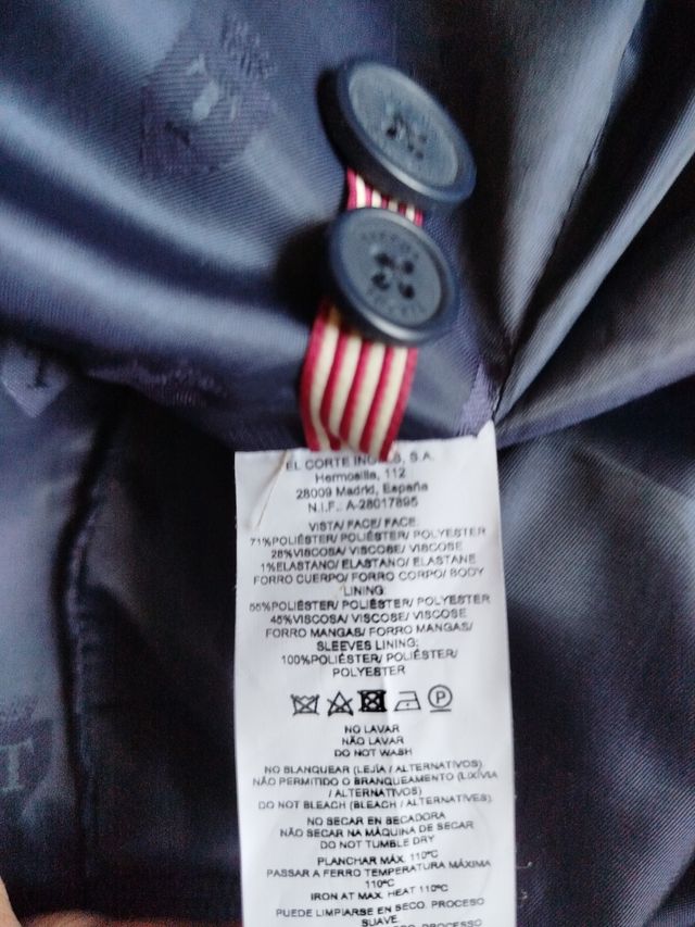 Chaqueta de vestir niño T 9-10