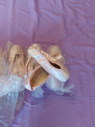 Scarpe da punta vintage rosa Porselli piccole