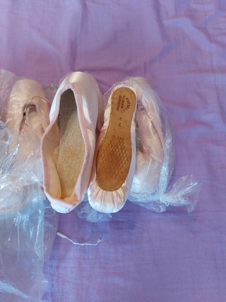 Scarpe da punta vintage rosa Porselli piccole