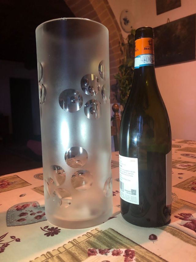 Vaso in cristallo vintage