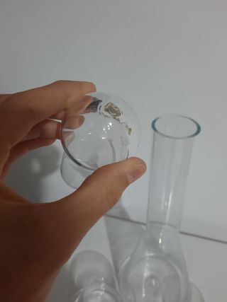 Bottiglia bicchieri cristallo di boemia