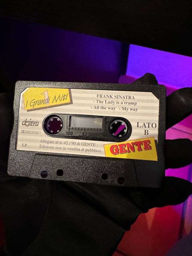 Retro Cassette Audio Frank Sinatra & Little Jony