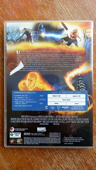 Film DVD "I fantastici 4"