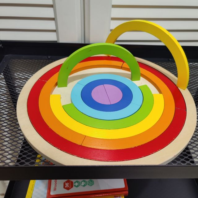 Puzzle arcos de madera