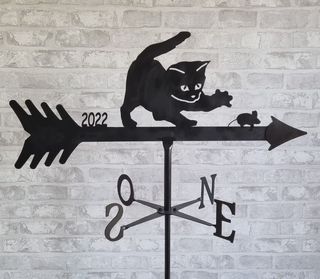 Veleta de forja Gato.