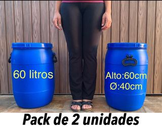 Pack bidon 120 l + bidon 60 l