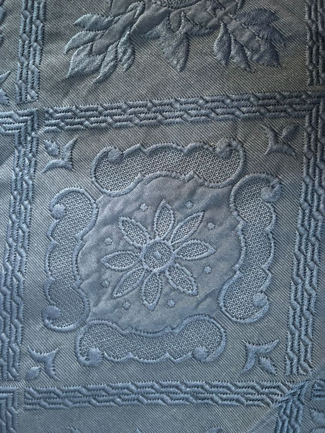 Copriletto matrimoniale blu notte