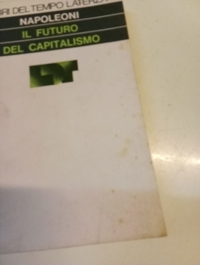 IL FUTURO DEL CAPITALISMO - NAPOLEONI - LATERZA - 