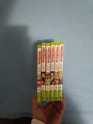 Naruto manga 1 al 6