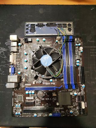 PLACA BASE MSI  B75MA-P45 1155 I5 3570 DDR3