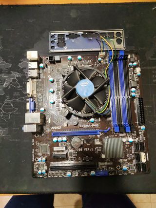 PLACA BASE MSI  B75MA-P45 1155 I5 3570 DDR3