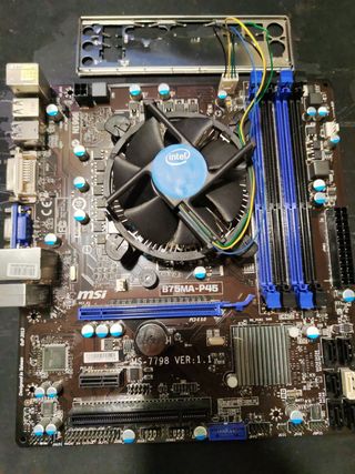PLACA BASE MSI  B75MA-P45 1155 I5 3570 DDR3