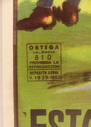 CARTEL FUTBOL BARCELONA ZARAGOZA