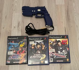 Colección Time Crisis PS2 LightGun