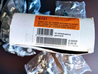 Cabo coaxial rg6 ficha compressão repartidor TV